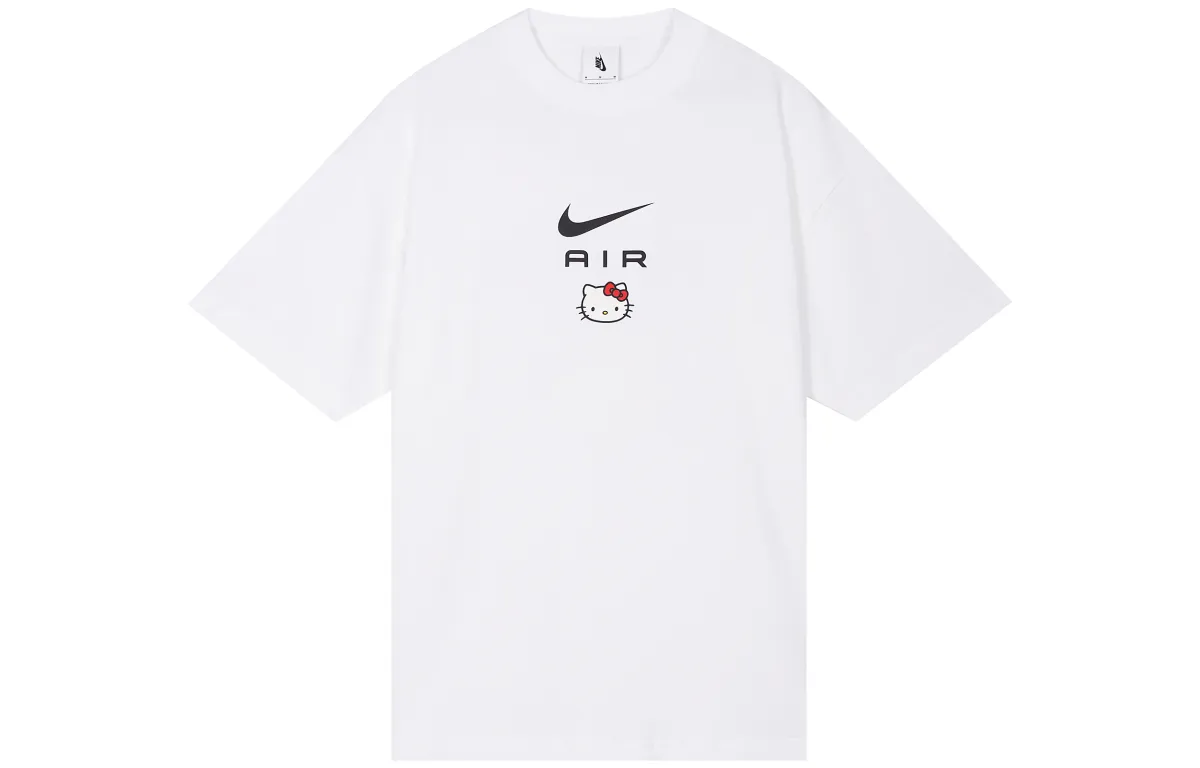 Nike x Hello Kitty/, T Shirt Asia Version Unisex White