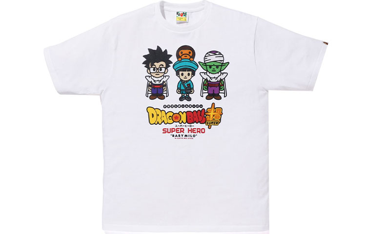 Bape X Dragon Ball Super Son Gohan & Pan & Piccolo Baby Milo Japan Exclusive Tee
