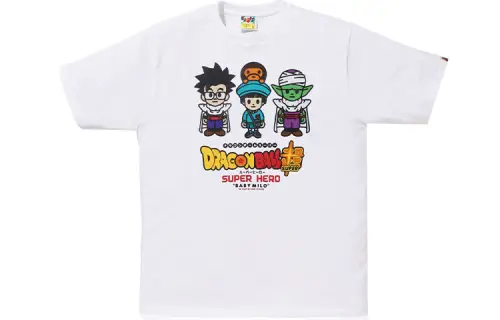 Bape X Dragon Ball Super Son Gohan & Pan & Piccolo Baby Milo Japan Exclusive Tee