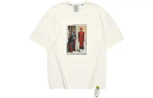 Skechers Cultural Creativity Collection T Shirts Unisex Marshmallow White/0074 Crew Neck Moderate Other