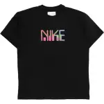 Nike T Shirts Men's Black Crew Neck Moderate Straight Fit