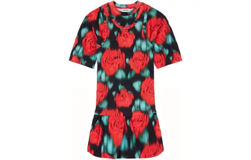KENZO T Shirts Men's Cherry Red Crew Neck Moderate Straight Fit