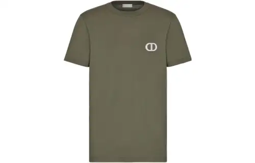 DIOR Dior Quarterly New Products SS23 Regular T-Shirt Men's Olive