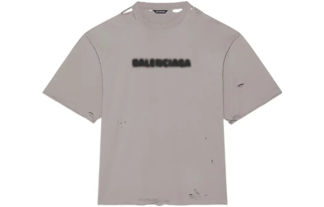 Balenciaga Wide Fit Blurry T Shirt
