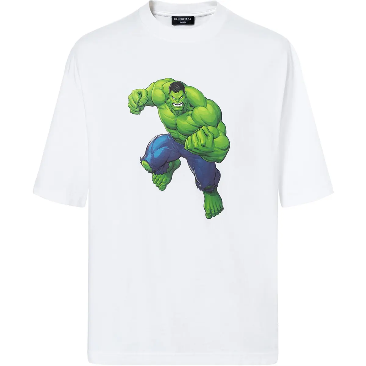 Balenciaga x Hulk FW21 T Shirt Unisex White