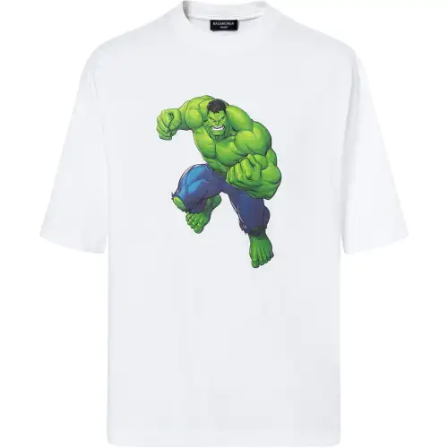 Balenciaga Mens Hulk 2021 Marvel Medium Fit T shirt
