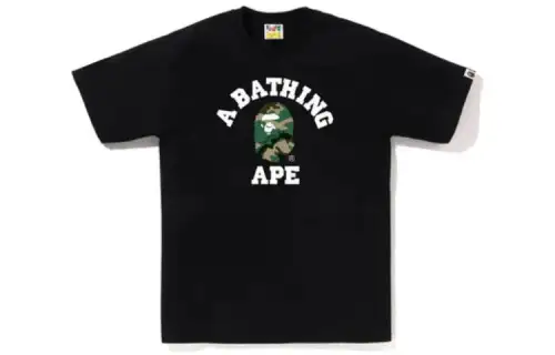 Bape Woodland Camo College Tee SS23