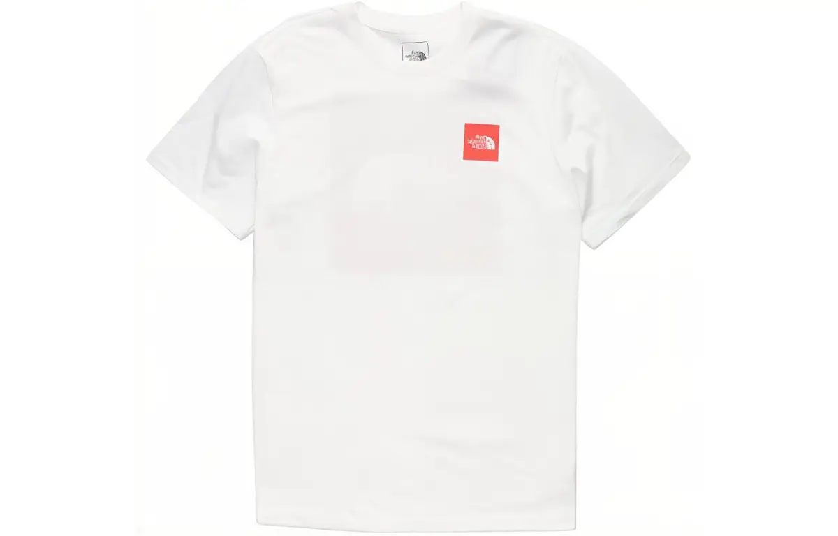 THE NORTH FACE T-Shirts Unisex White Crew Neck Moderate Straight Fit