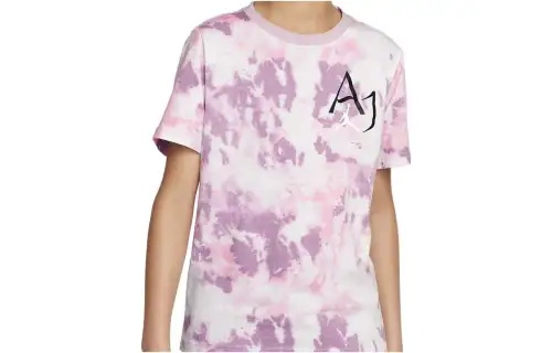 Jordan Jumpman T Shirts Men's Lotus Color Crew Neck Moderate