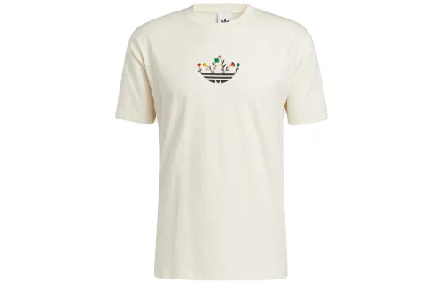 Adidas Originals Set in Sleeve T Shirt Men's Ecru