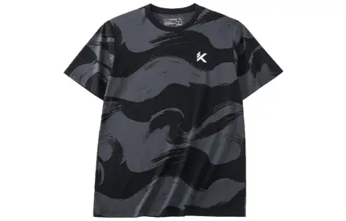 ANTA Basketball Collection T Shirts Men's Black Crew Neck Moderate Straight Fit
