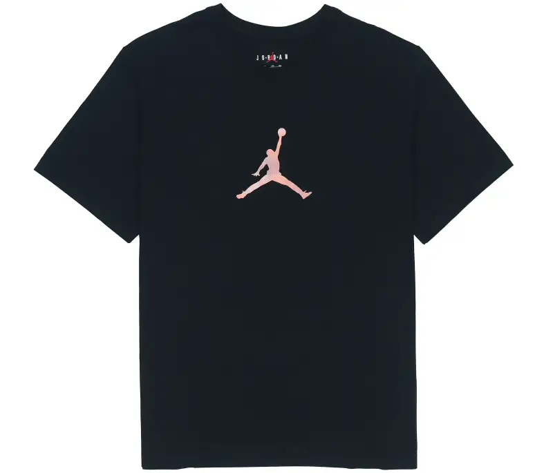 Jordan DNA T Shirts Men's Black Crew Neck Moderate Straight Fit
