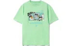 Li Ning Sports Fashion Collection T Shirts Unisex Light Mint Green Crew Neck Moderate