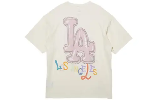 New Era T Shirt Couple, Trendy And Versatile Unisex Ivory White