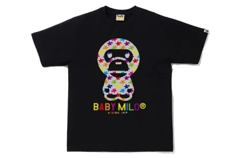 Bape Sta Pattern Baby Milo Tee