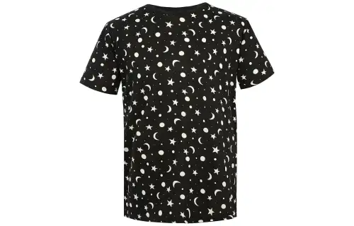 SAINT LAURENT T Shirts Men's Black Crew Neck Thin