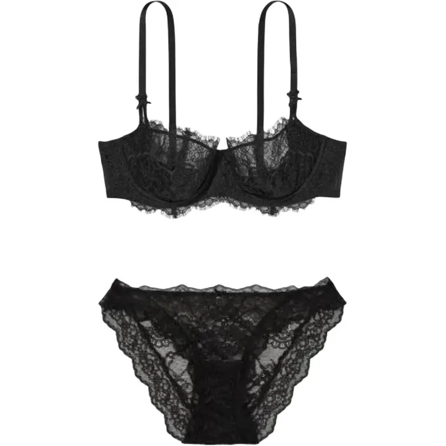 Victoria's Secret Underwear Set Women's Black