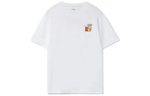 Li Ning Sports Fashion Collection T Shirt Unisex White