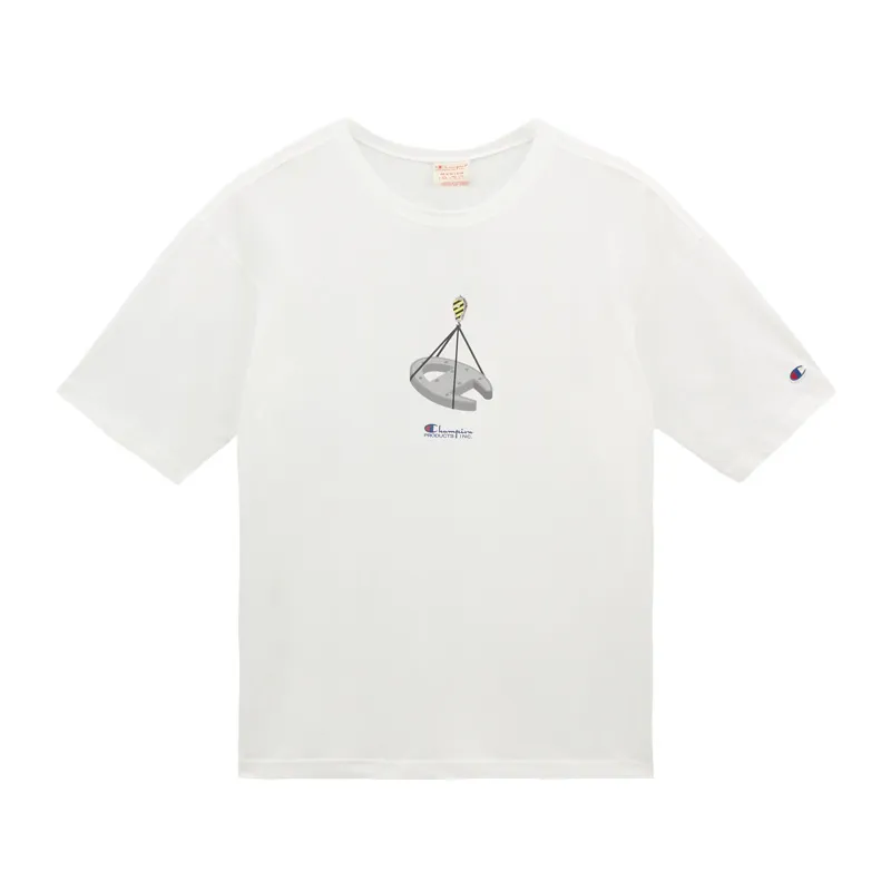 Champion T-Shirts Unisex Crew Neck Moderate Straight Fit