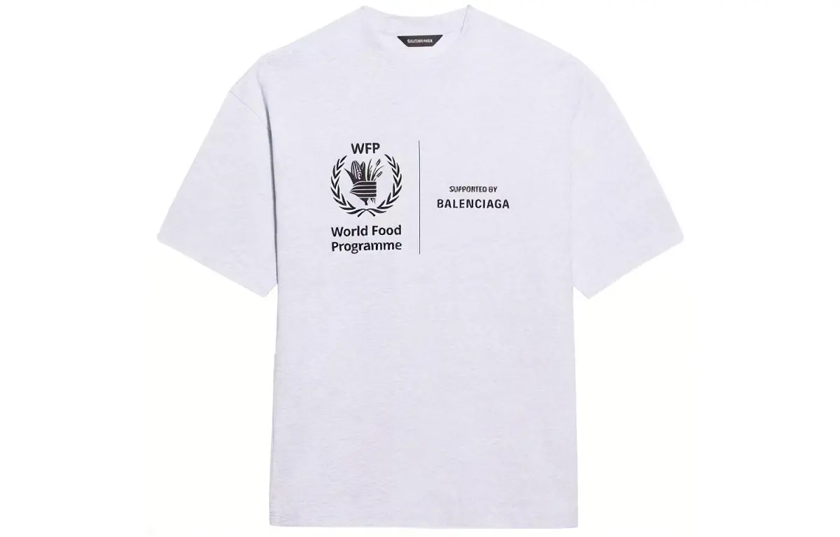 Balenciaga x Wfp T Shirt Men's Gray
