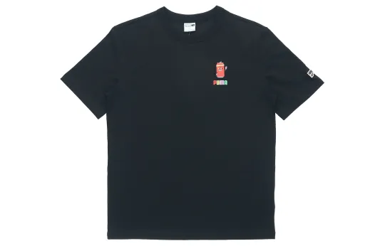 PUMA T Shirts Men's Crew Neck Moderate Straight Fit