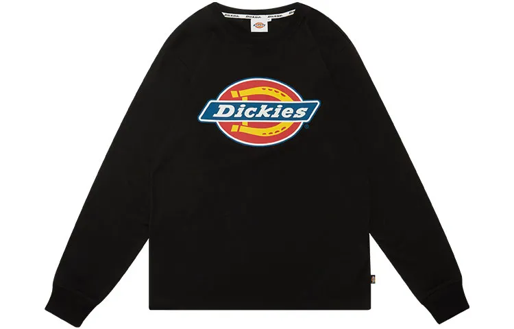 Dickies T Shirts Unisex Black Crew Neck Moderate Heavyweight
