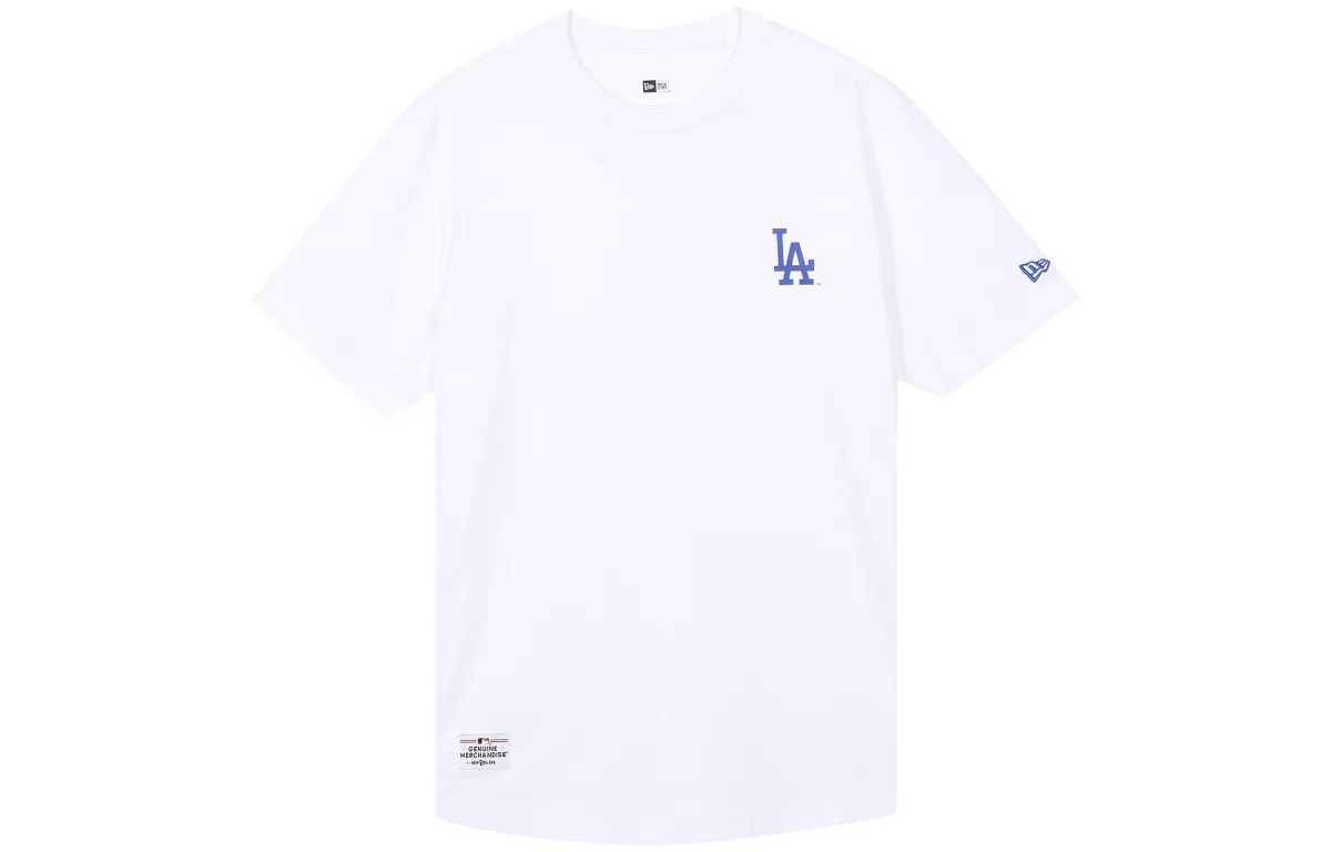 New Era T Shirt Couple, Trendy And Versatile Unisex White