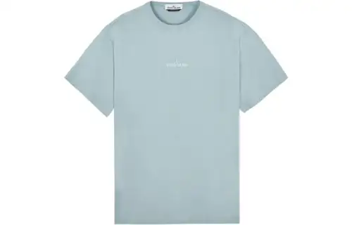 STONE ISLAND SS23 T Shirt Men's Gray Blue