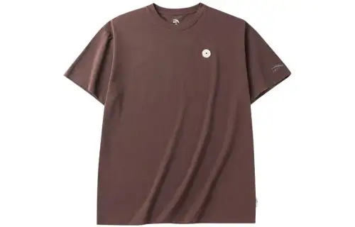 ANTA T Shirts Unisex Tea Umber Crew Neck Moderate Straight Fit