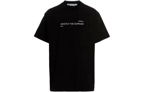 OFF-WHITE Slogan-print Short-sleeve T-shirt
