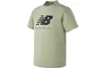 New Balance T Shirts Men's Matcha Crew Neck Moderate Straight Fit