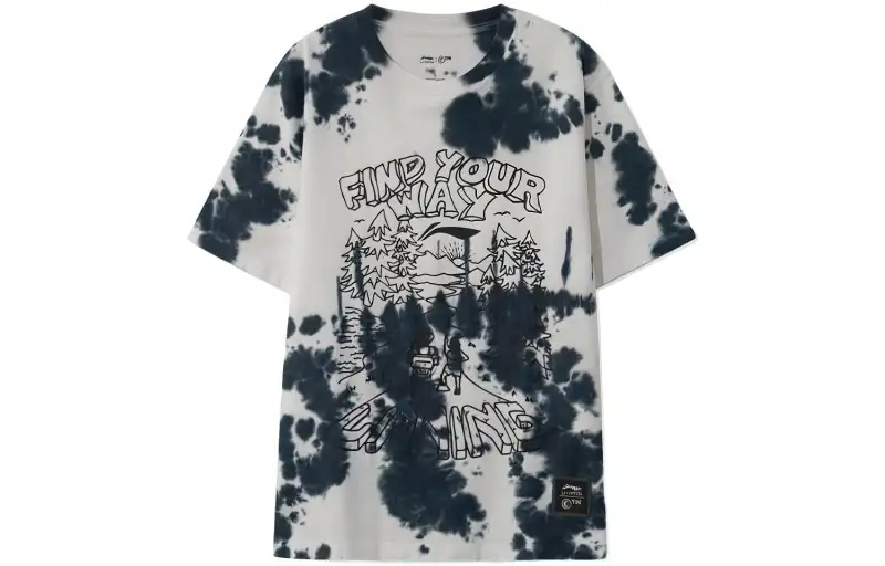 Li Ning Sports Fashion Collection T Shirt Unisex White