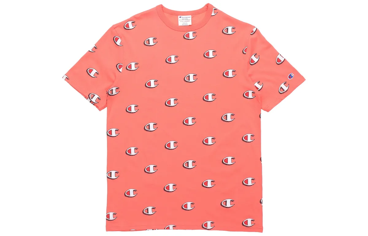 Champion T Shirt US Version Unisex Pink