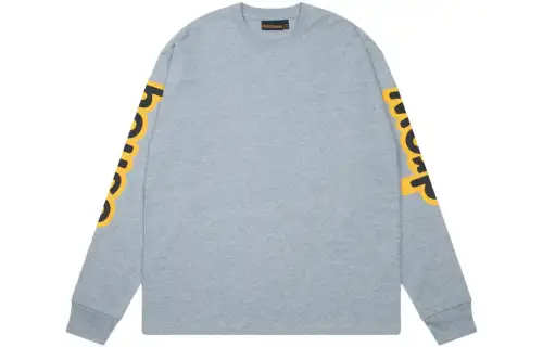 Drew House Letter Logo Series T Shirt Unisex Heather Gray