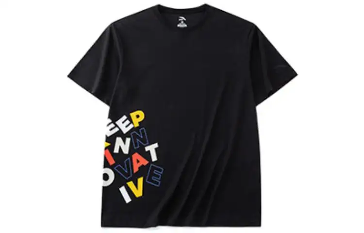 Anta T Shirt Unisex Basic Black
