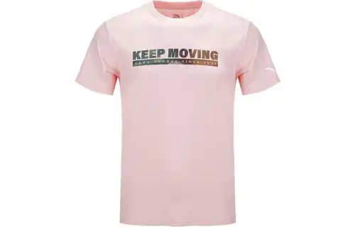 Anta Running Collection Running T Shirt Unisex Mallow Pink