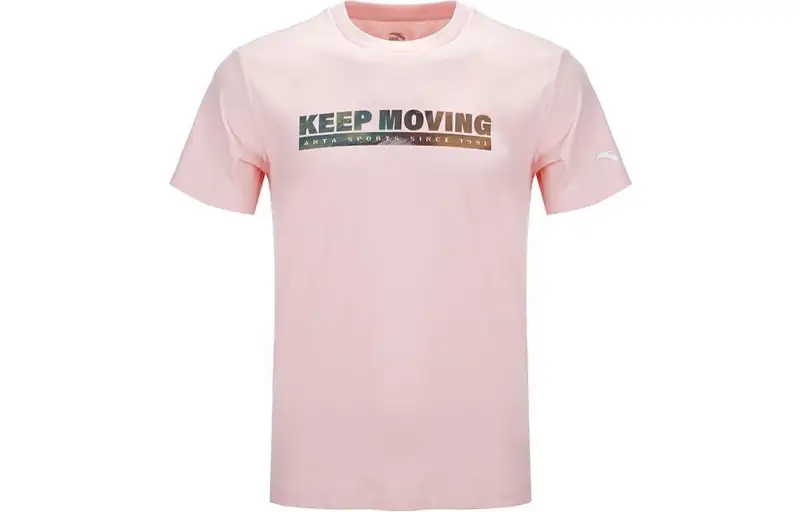 Anta Running Collection Running T Shirt Unisex Mallow Pink