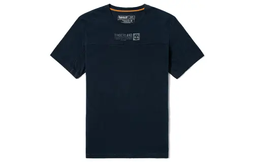 Timberland T Shirts Men's Dark Sapphire Crew Neck Moderate Straight Fit
