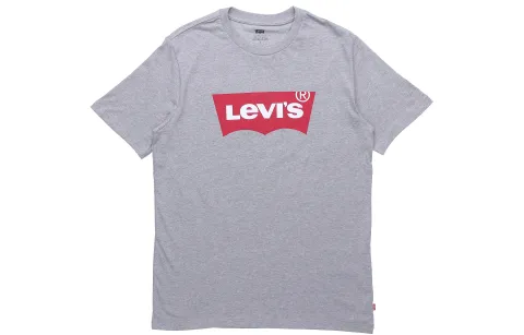 Levi's T-Shirts Men's Gray Crew Neck Moderate Straight Fit