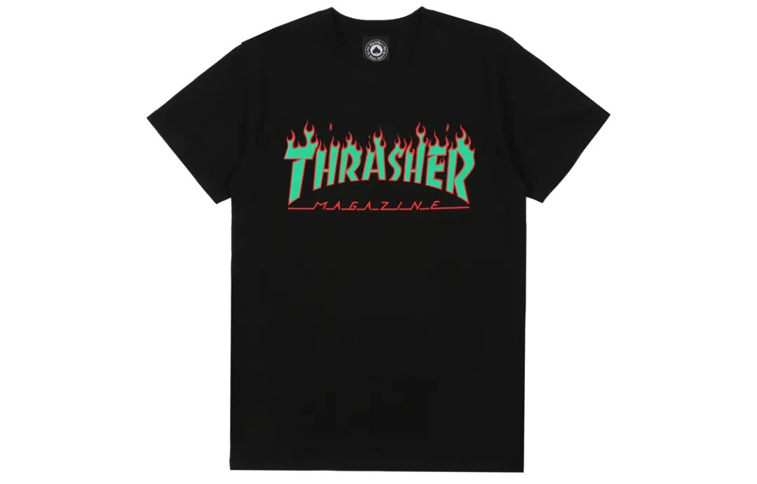 Thrasher T Shirt US Version Unisex Black