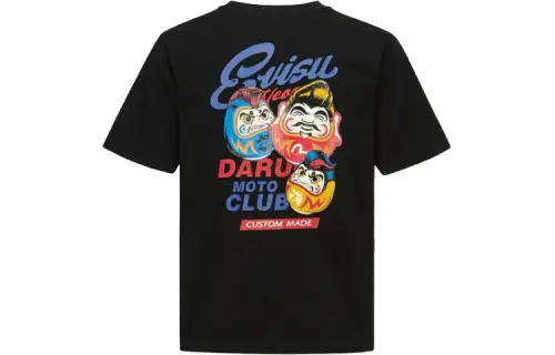 EVISU T Shirts Men's Crew Neck Moderate Straight Fit
