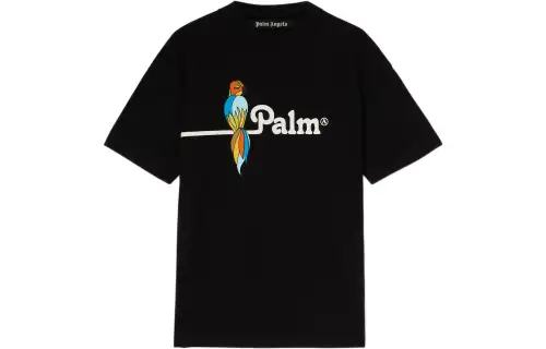 PALM ANGELS Parrot Logo T Shirt