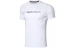 Li Ning T Shirts Men's White Crew Neck Moderate Straight Fit