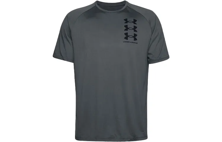 Under Armour T-Shirt Men's Peach Gray