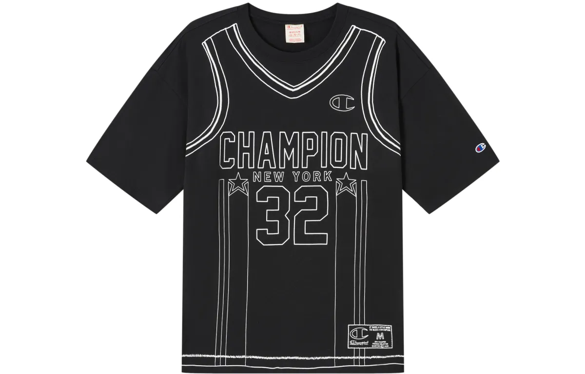 Champion T-Shirts Unisex Crew Neck Moderate Straight Fit