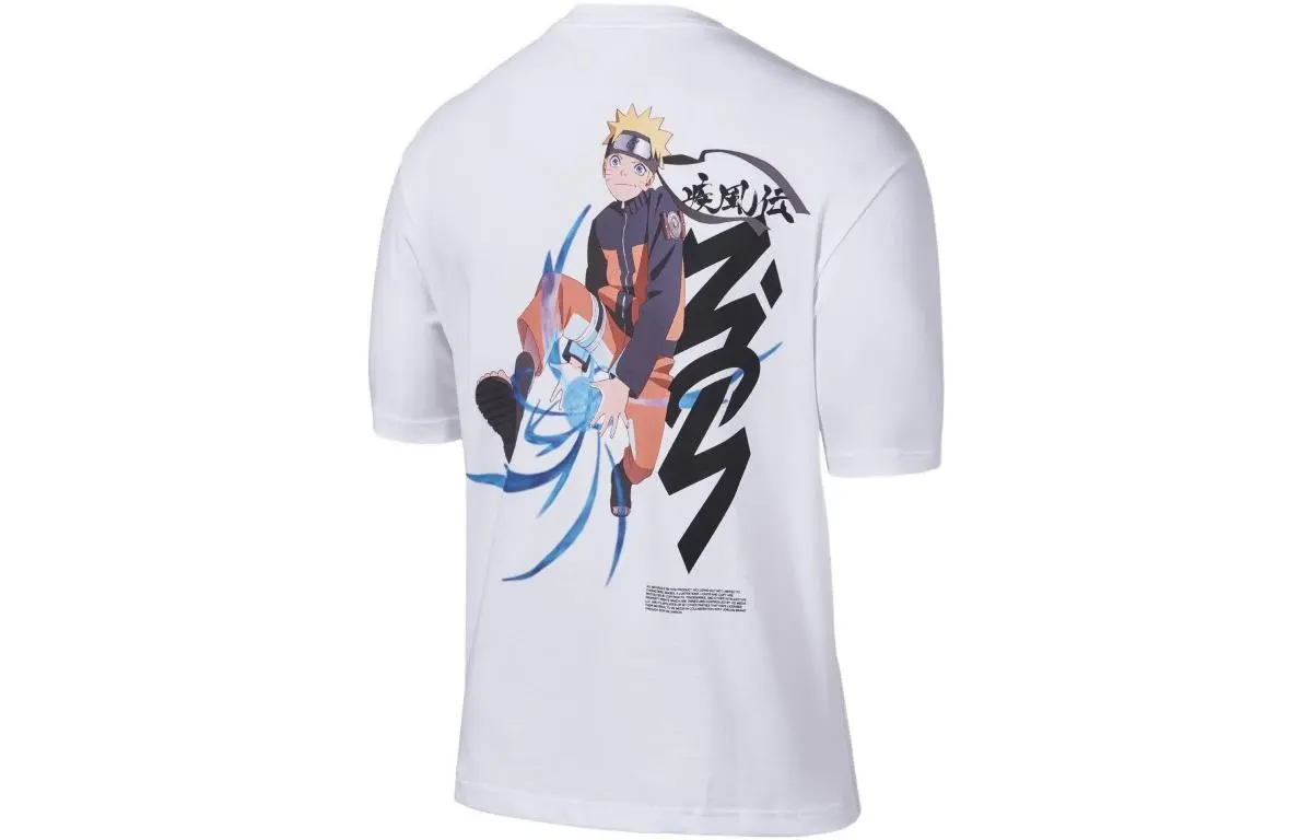Jordan X Zion X Naruto T Shirt Asia Sizing