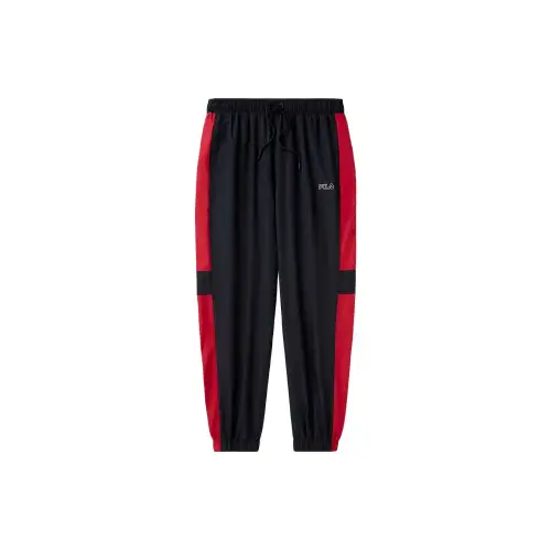 FILA Knitted Sweatpants Men's Black/White