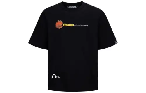 EVISU T Shirts Men's Crew Neck Moderate Straight Fit