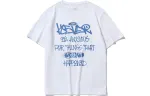 Li Ning T Shirts Unisex White Crew Neck Moderate Straight Fit