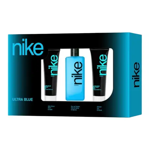 Nike Blue perfume, set, men's style, 3 pieces